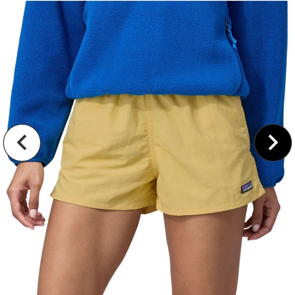 Patagonia Barely Baggies 2 1/2in - Yellow